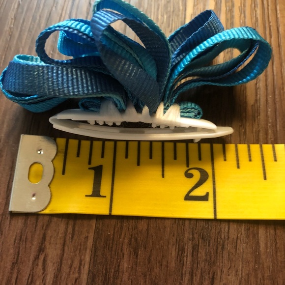 Girl’s Single Vintage Gymboree Pool Party Curly Loop Barrette Blue - Picture 6 of 6